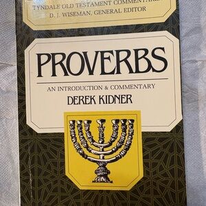 Proverbs Book by Derek Kidner
